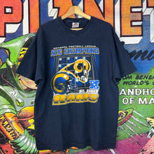 Load image into Gallery viewer, Rams St. Louis 90s NFC Championship Tee Size XL
