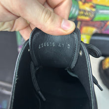 Load image into Gallery viewer, Alexander McQueen Calfskin Gold Toe Derby Black Size 41 / 8
