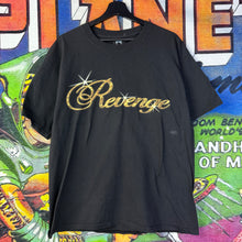 Load image into Gallery viewer, Revenge Gold Bling Anniversary Tee Shirt Size Large
