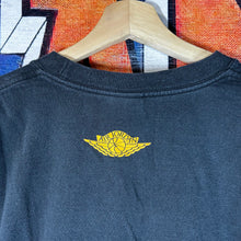 Load image into Gallery viewer, Y2K 00s Jordan Flight Big Logo Graphic Tee Yellow Size L
