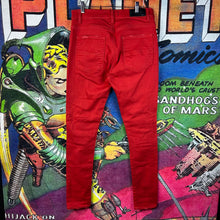 Load image into Gallery viewer, Amiri MX1 Jeans Red Size 31”
