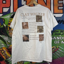 Load image into Gallery viewer, Y2K Clay Walker Live Laugh Love Tee Size XL
