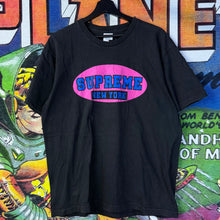 Load image into Gallery viewer, Supreme New York Black Tee Shirt Size Medium
