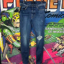 Load image into Gallery viewer, Amiri MX1 Skinny Jeans Blue Size 34”
