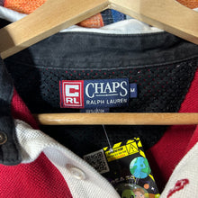 Load image into Gallery viewer, Y2K Chaps Ralph Lauren Embroidered Rugby Shirt Size Medium
