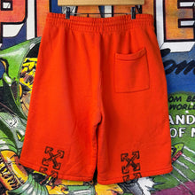 Load image into Gallery viewer, Off-White Orange Vibe Arrow Track Shorts Size XL
