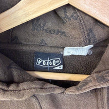 Load image into Gallery viewer, Y2K Volcom Brown Pullover Hoodie Size Medium
