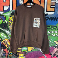 Load image into Gallery viewer, Helmut Lang Brooklyn Postcard Sweatshirt Brown Size Medium
