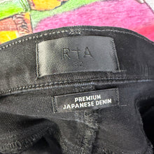 Load image into Gallery viewer, RtA “Rest In Peace” Cross Jeans Size 32”
