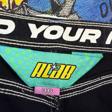 Load image into Gallery viewer, ALAB Mega Rave Black Jeans Size 36
