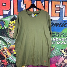 Load image into Gallery viewer, Supreme Hanes Olive Green Blank Tee Size XL
