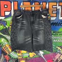 Load image into Gallery viewer, Vale Flare Jorts Black Size 40”
