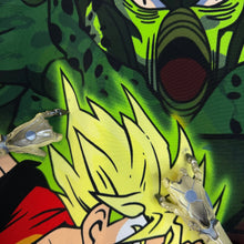 Load image into Gallery viewer, Y2K 2001 Dragon Ball Z Rayon Button Up Size Medium
