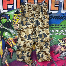 Load image into Gallery viewer, Evisu Seagull Logo Camouflage Pleated Trousers 32”
