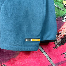Load image into Gallery viewer, Y2K Oakley Software Blue Fleece Quarter Zip  Size 2XL

