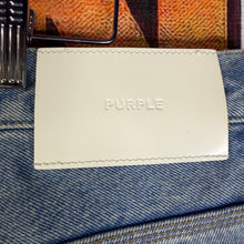 Load image into Gallery viewer, Purple Brand Beaded Jean Shorts Size 36”
