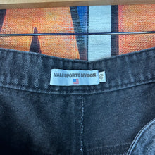 Load image into Gallery viewer, Vale Flare Jorts Black Size 40”
