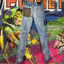 Load image into Gallery viewer, Amiri Grunge Artpatch Jeans Size 29”
