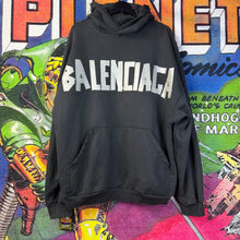 Load image into Gallery viewer, Balenciaga Tape Type Ripped Hoodie Size 2 / Medium
