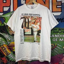 Load image into Gallery viewer, Vintage 90s St. Louis Cardinals Post Dispatch Mark McGwire Tee Size Large
