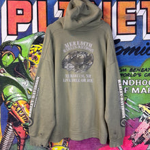 Load image into Gallery viewer, Y2K Harley Davidson Motorcycle Meredith, NH Olive Green Zip-Up Hoodie Size 2XL

