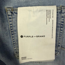 Load image into Gallery viewer, Purple Brand Light Indigo Washed Denim Jeans Size 36
