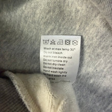 Load image into Gallery viewer, HMDD Crystal Studded Grey Zip-Up Hoodie Size Large

