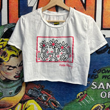 Load image into Gallery viewer, Keith Haring Tee Flowers Tee Size Women’s Medium
