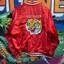 Load image into Gallery viewer, Vintage 90s Electrolux Tiger Satin Bomber Jacket
